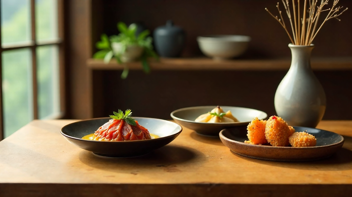 Die perfekte Verbindung: Japanische Ästhetik, Handwerkskunst und Sterneküche