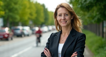Ich bin Dr. Irmgard Wagner, Expertin für nachhaltige Mobilität, 42 Jahre