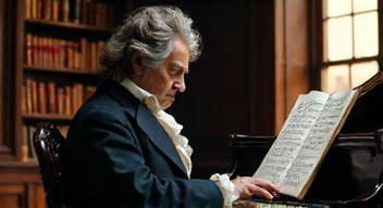 Ich bin Ludwig van Beethoven, Komponist, 1770-1827. (9/10)