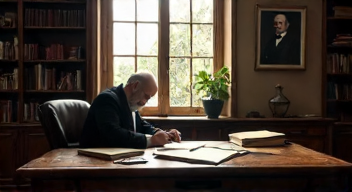 Ich bin Sigmund Freud, Psychologe, 1856-1939. (6/10)