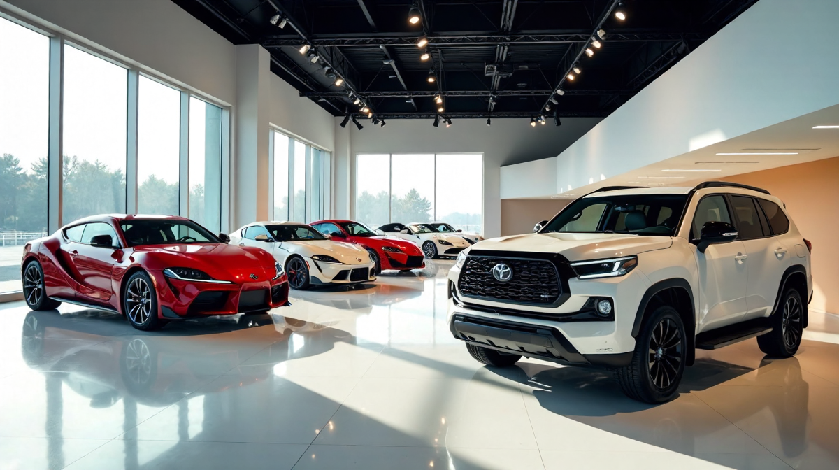 Kleine Stil-Ikonen und starke Kraftzwerge: Toyota's Geschichte hautnah erleben